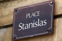 Sign for Place Stanislas in Nancy, France.