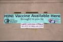 H1N1 Vaccine Available Here sign in Boise, Idaho.