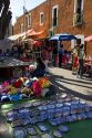 Outdoor market in the city of Puebla, Puebla, Mexico.