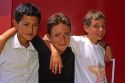 Pre-teen boys in Chile.