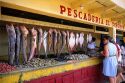 Fish market at Valparaiso, Chile.