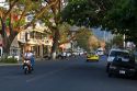 Street scene in the town of Jaco, Costa Rica.