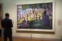A Sunday Afternoon on the Island of La Grande Jatte by Georges Seurat displayed at the Art Institute of Chicago, Illinois, USA.