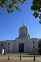 The Oregon State Capitol building located in Salem, Oregon, USA.