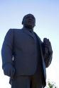 Commemorative statue of Martin Luther King, Jr. located in Kelly Ingram Park in Birmingham, Alabama, USA.