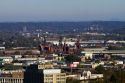 View of the city of Birmingham taken from Vulcan Park, Alabama, USA.