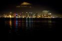 Night view of San Diego, California, USA.