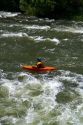 Kayaking the Payette River in Idaho, USA.