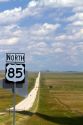 Highway 85 north road sign, South Dakota, USA.