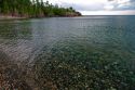 Rocky shore of Lake Superior, north of Sault Ste. Marie, Ontario, Canada.