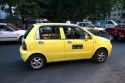 Chery Automobile used as a taxi in (Rangoon) Yangon, (Burma) Myanmar.