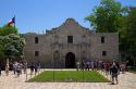 The chapel of the Alamo Mission located in downtown San Antonio, Texas, USA.