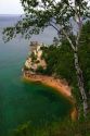 Miners' Castle at Pictured Rocks National Lakeshore located on the shore of Lake Superior in the Upper Peninsula of Michigan, USA.