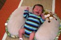 Crying infant boy in Boise, Idaho, USA. MR