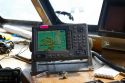 GPS aboard a large fishing vessel in the Gulf of Mexico, USA.