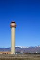 Air traffic control tower at the Boise airport, Ada County, Idaho, USA