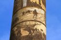 The Astoria Column is a tower overlooking the Columbia River on Coxcomb Hill at Astoria, Oregon, USA.