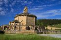 Church of Saint Mary of Eunate along the Camino De Santiago, the Way of St. James pilgrimage route, Navarra, Spain.