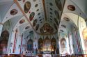 Interior of the St. Ignatius Mission located in St. Ignatius, Montana, USA.