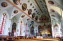 Interior of the St. Ignatius Mission located in St. Ignatius, Montana, USA.