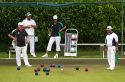 Lawn bowling at Waitangi in the Bay of Islands, North Island, New Zealand.