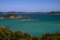 View of Bay of Islands in the Northland Region, North Island, New Zealand.
