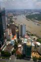 Aerial view of Ho Chi Minh City from the Bitexco Financial Tower, Vietnam.