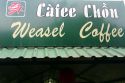 Weasel Coffee shop in Lam Dong Province, Vietnam.