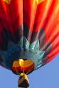 Hot air balloon over Boise, Idaho, USA.