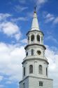 The steeple of St. Michael's Episcopal Church in Charleston, South Carolina, USA.