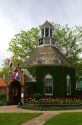 Main entrance to the Dutch Village located in Holland, Michigan, USA.
