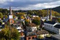 The town of Montpelier, Vermont, USA.