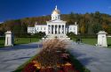 Vermont State House located in Montpelier, Vermont, USA.