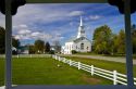 The United Church of Craftsbury, Vermont, USA.