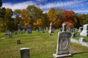 Rockingham Meeting House Cemetery in Rockingham, Vermont, USA.